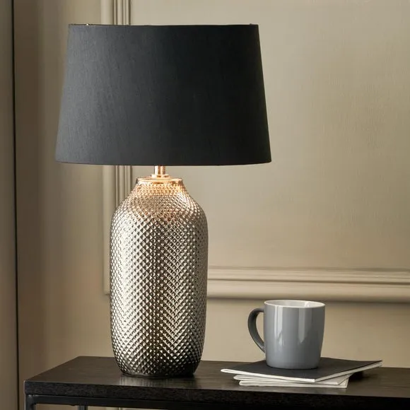 Nova Textured Ceramic Table Lamp 1