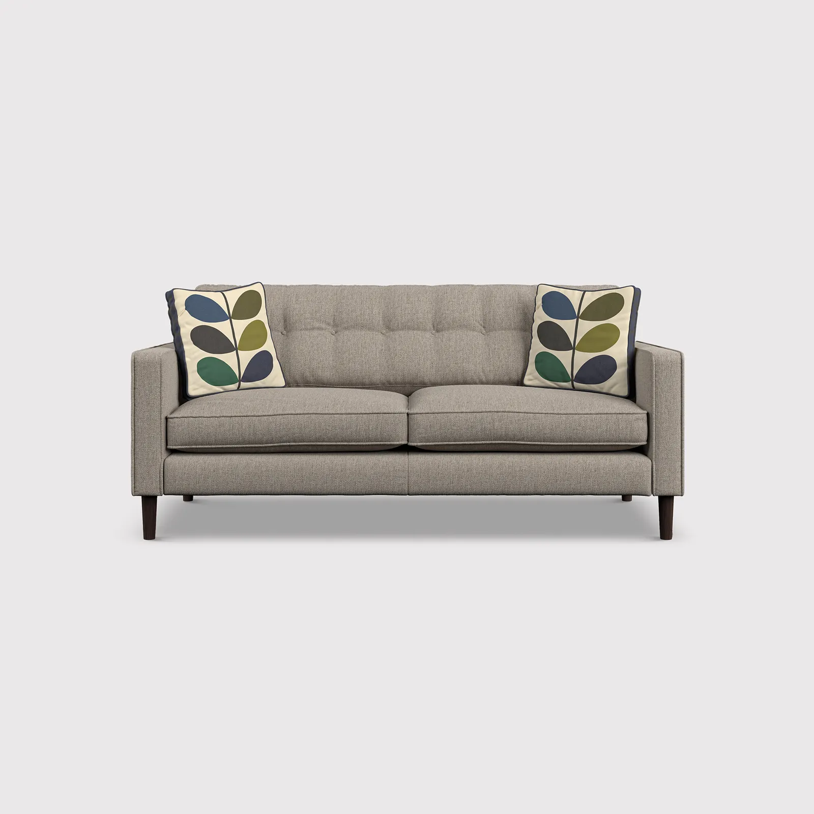 Orla Kiely Ebben Medium Sofa, Grey Fabric | Barker & Stonehouse 1