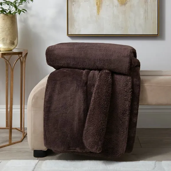 Velvety Soft Fleece Throw Blanket 200cm x 200cm