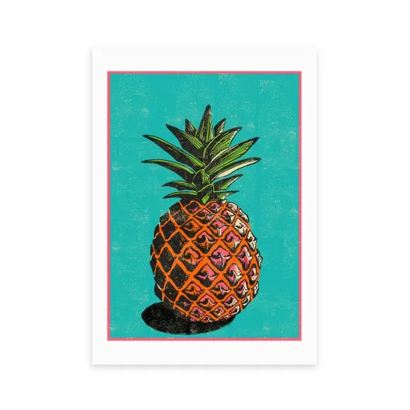 East End Prints Pineapple Print by Rocket 68 Print by Jil White 2