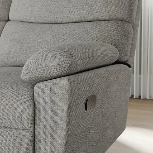 Murphy Chenille Manual Recliner 2 Seater Sofa 4