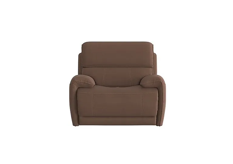 Link Fabric Power Recliner Armchair with Power Headrests - Hazelnut