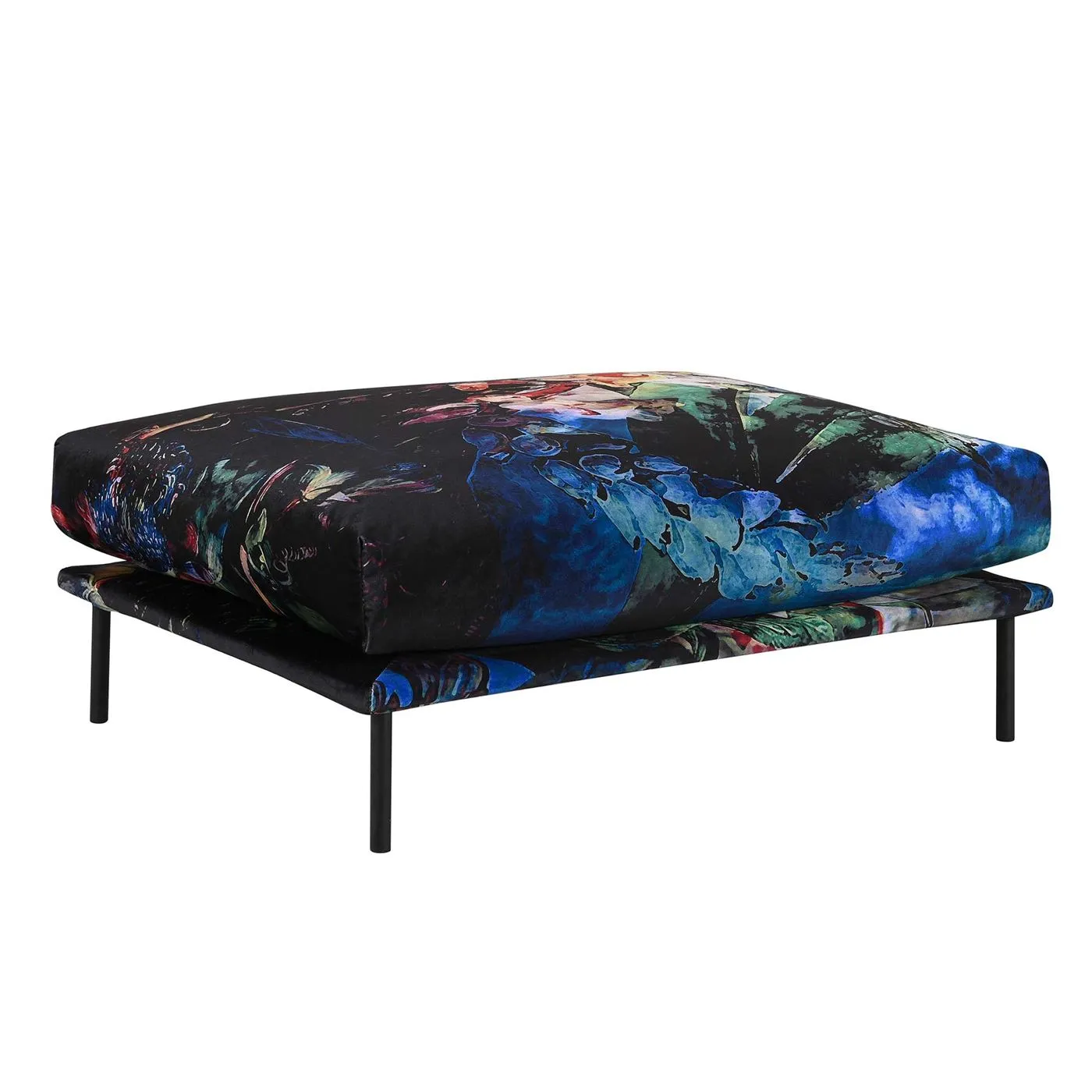 Timothy Oulton Studio Footstool, Acid Jungle