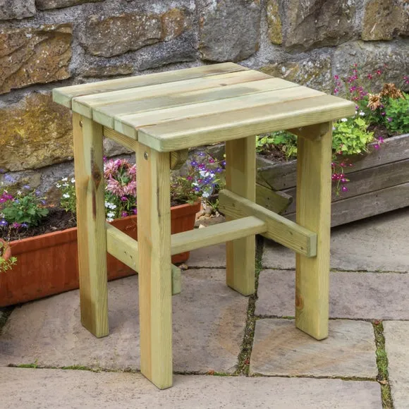 Lily Wooden Garden Side Table