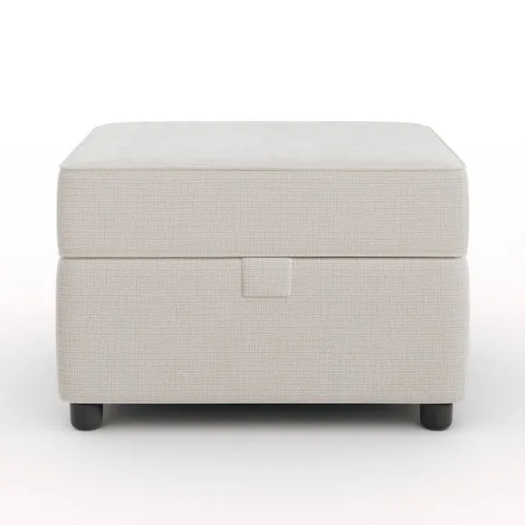 Baxter II Chenille Soft Texture Footstool 2
