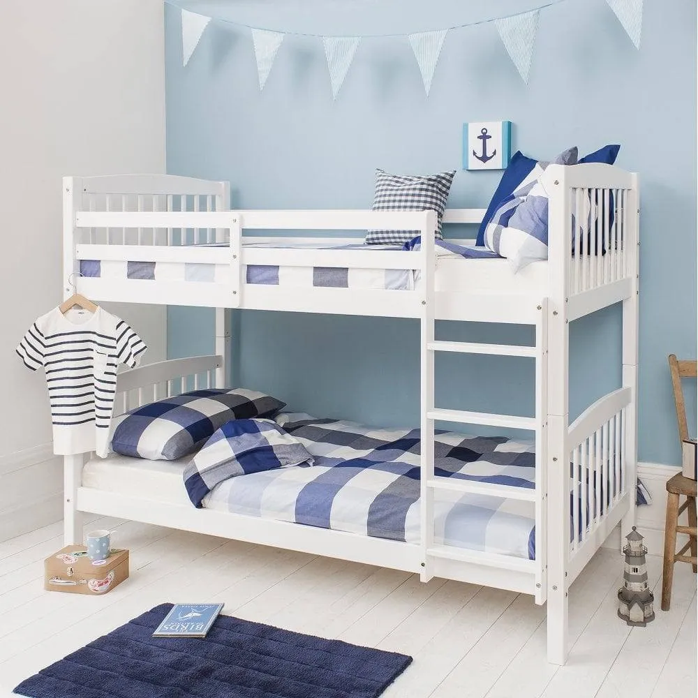 Nöa and Nani Brighton Bunk Bed with 2 Single Beds in White