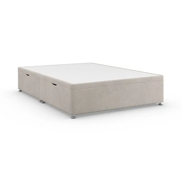 Everyday Side Opening Ottoman Bed Frame, Woven Fabric 2