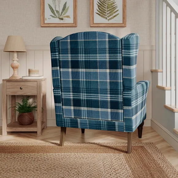 Charnwood Check Occasional Armchair 2