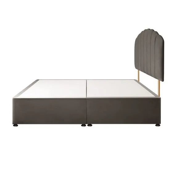 Silentnight Divan Bed With Velvet Merlin Headboard and 800 Pocket Sprung Mattress 3
