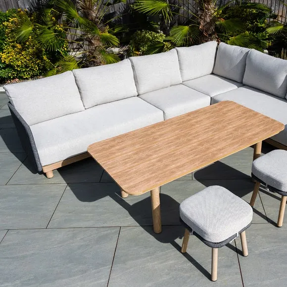 Norfolk Leisure Buxton Rope Weave 2 Seat Corner Set 6