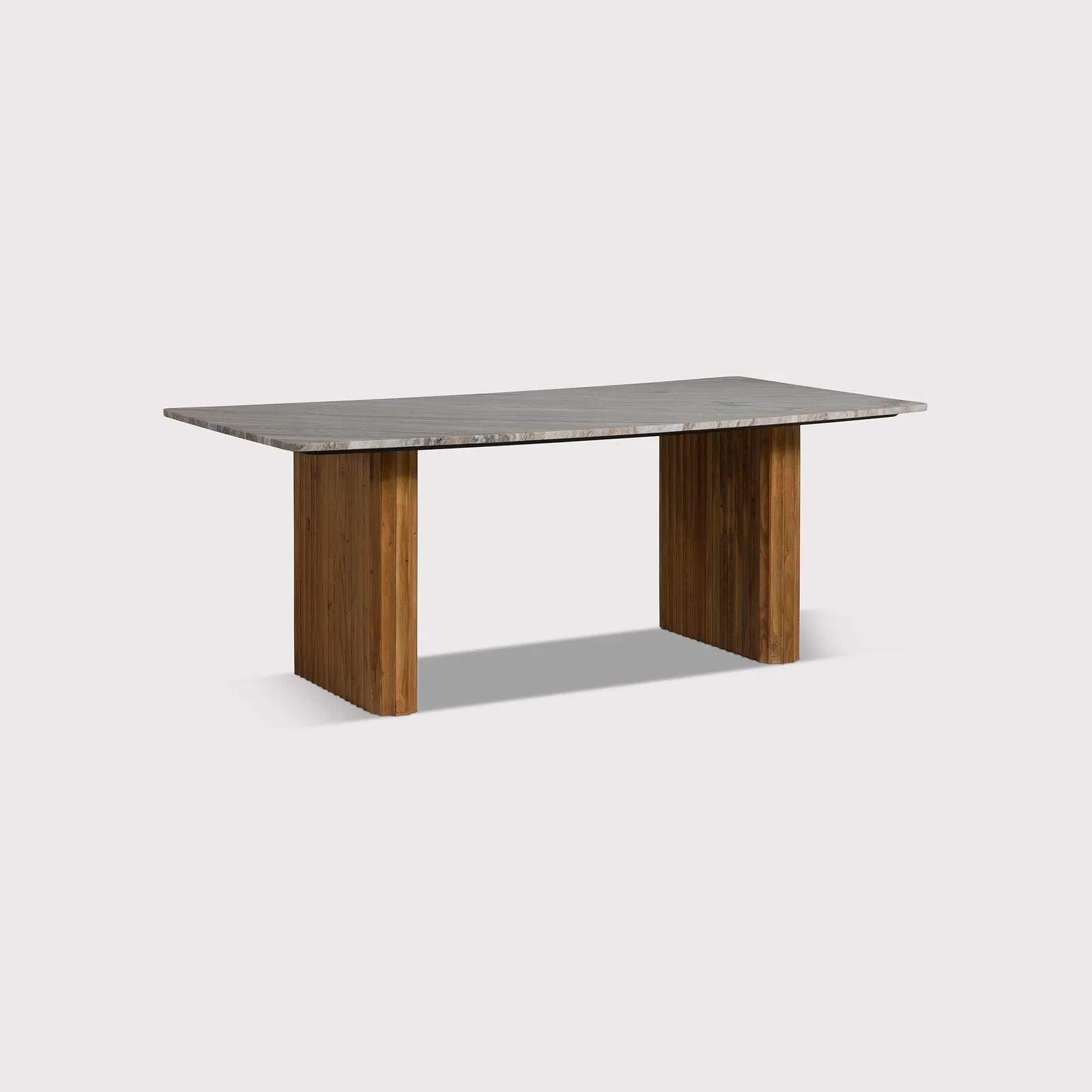 Alvik Dining Table, Brown Marble | Barker & Stonehouse