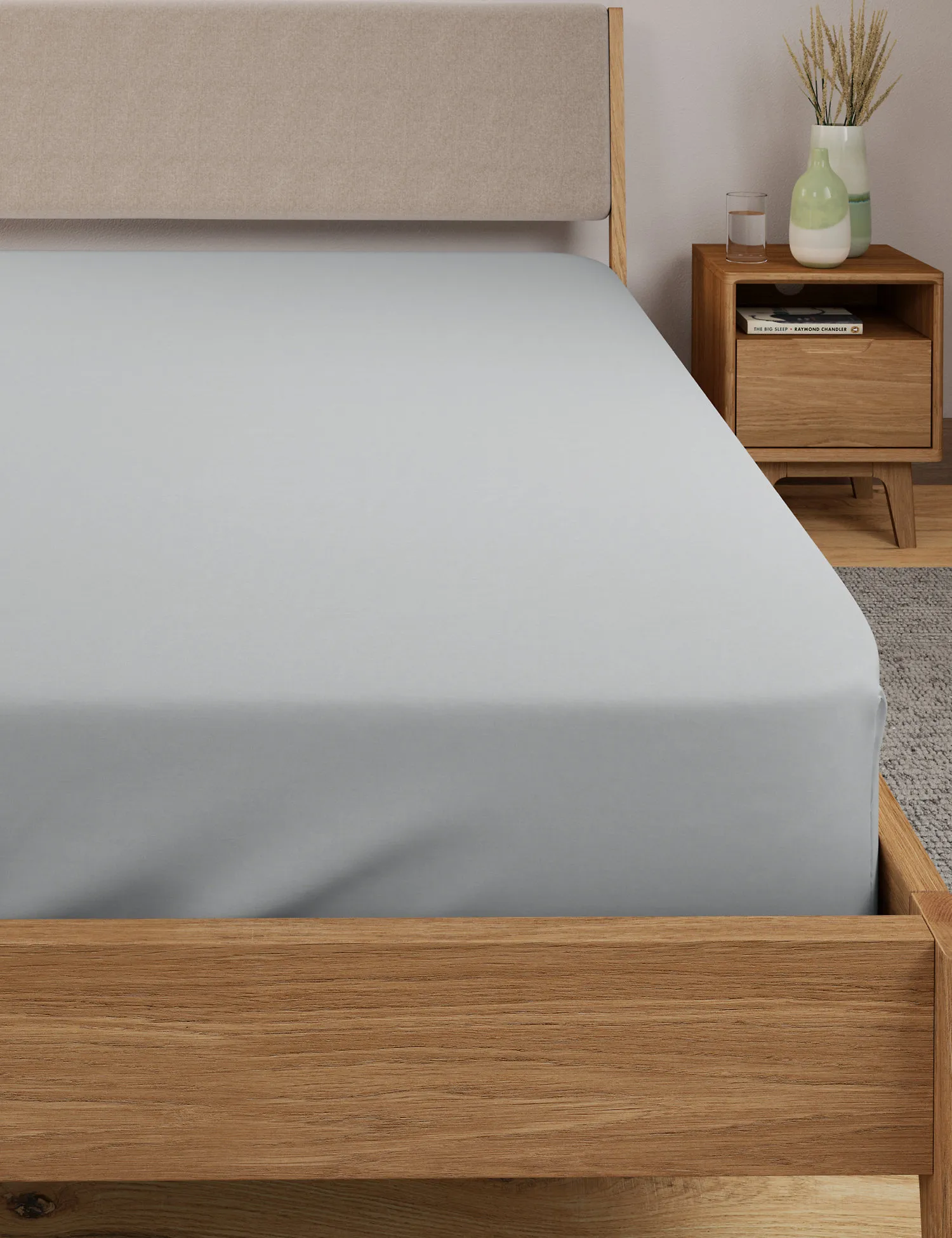 M&S Dreamskin® Pure Cotton Deep Fitted Sheet