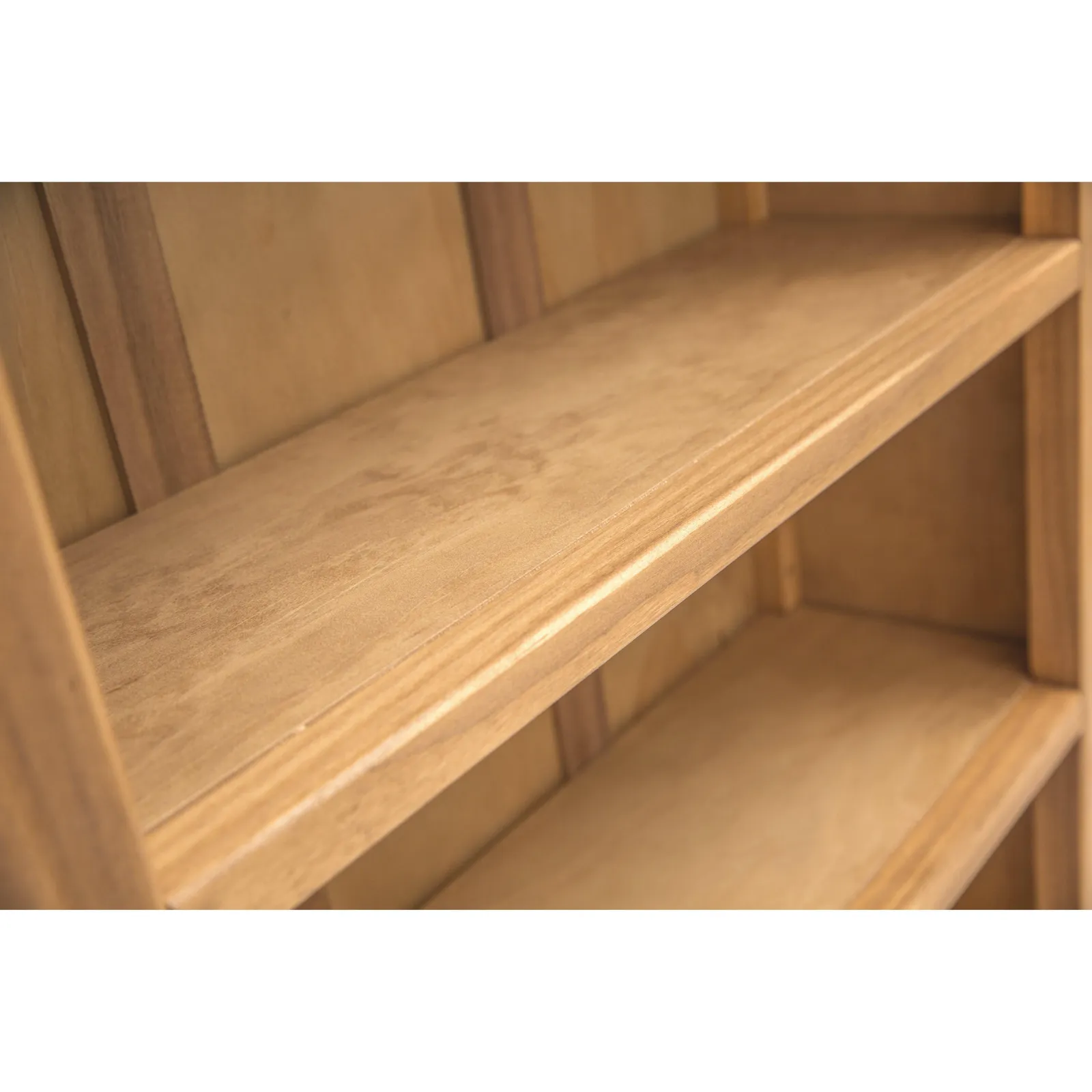 Cabinet Bits Bookcase 90x70x25cm in Light Brown 4