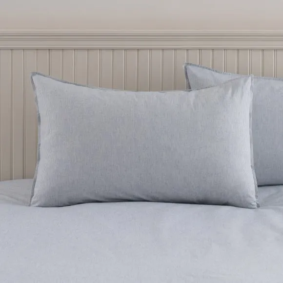 Quinn Marled Stripe 100% Cotton Duvet Cover & Pillowcase Set 3