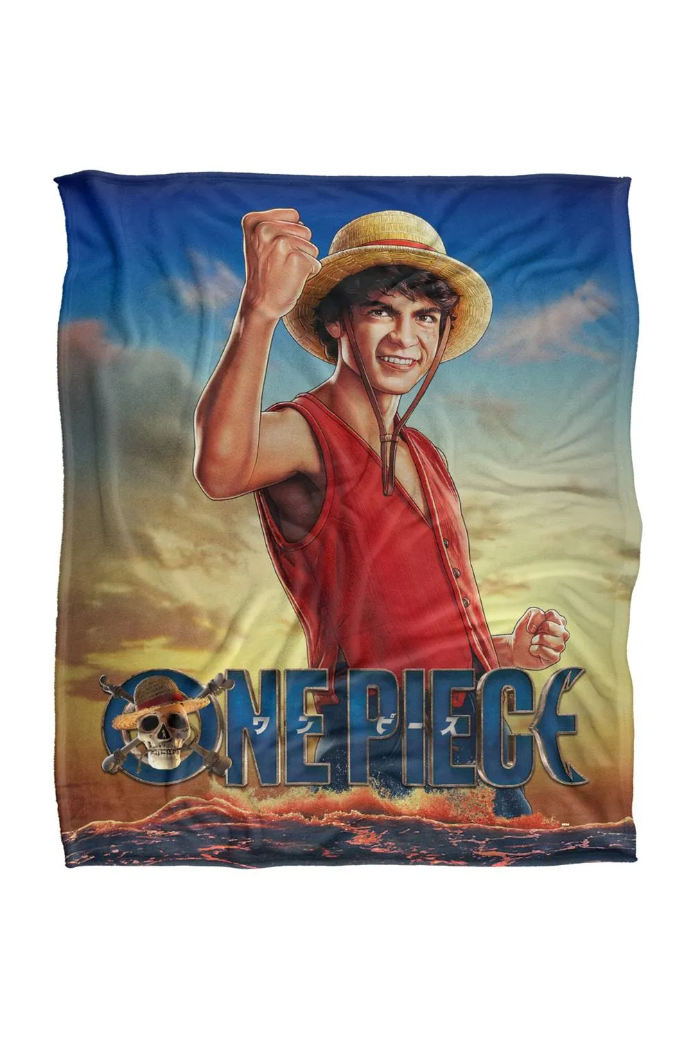 One Piece Buggy Wanted Poster Soft Throw Blanket 152 X 127 Cm