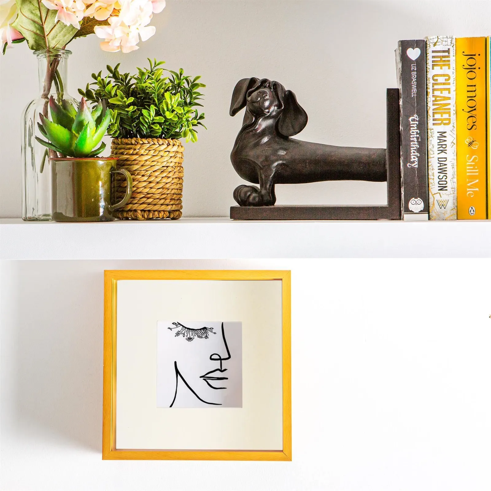 Nicola Spring 3D Deep Box Photo Frames - 8 x 8" with 4 x 4" Mount - White Mount - Pack of 2 in Ivory 5