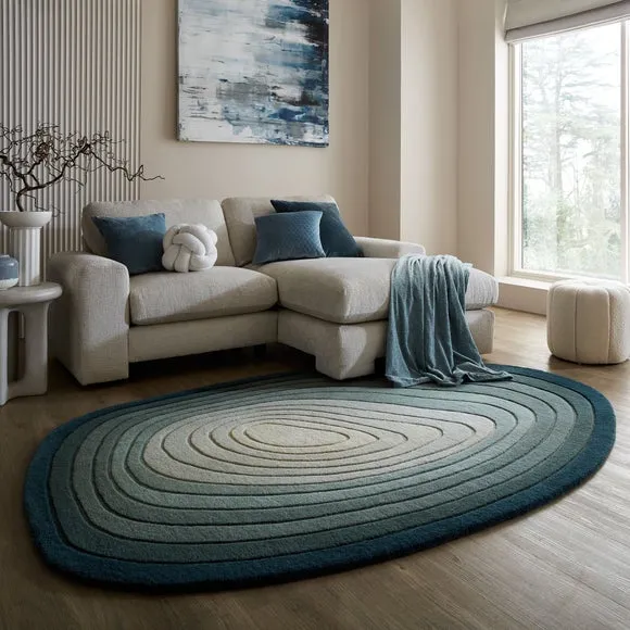 Puddle Ombre Wool Rug 1
