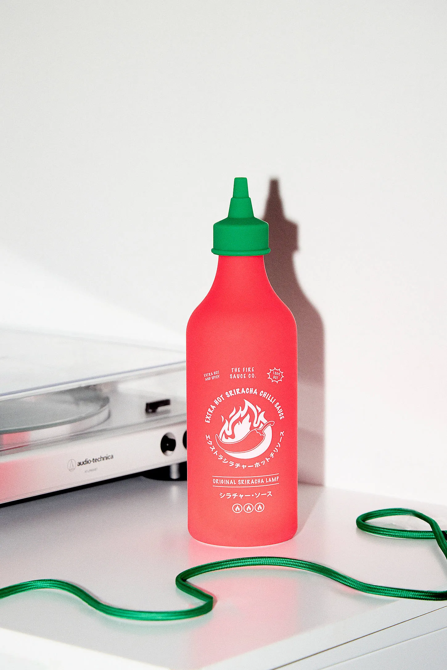 Sriracha Sauce Lamp - Red