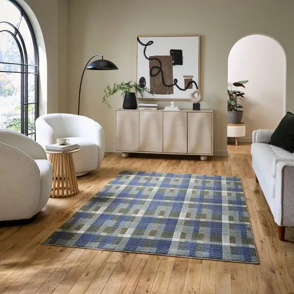 Think Rugs Nova Check Rug