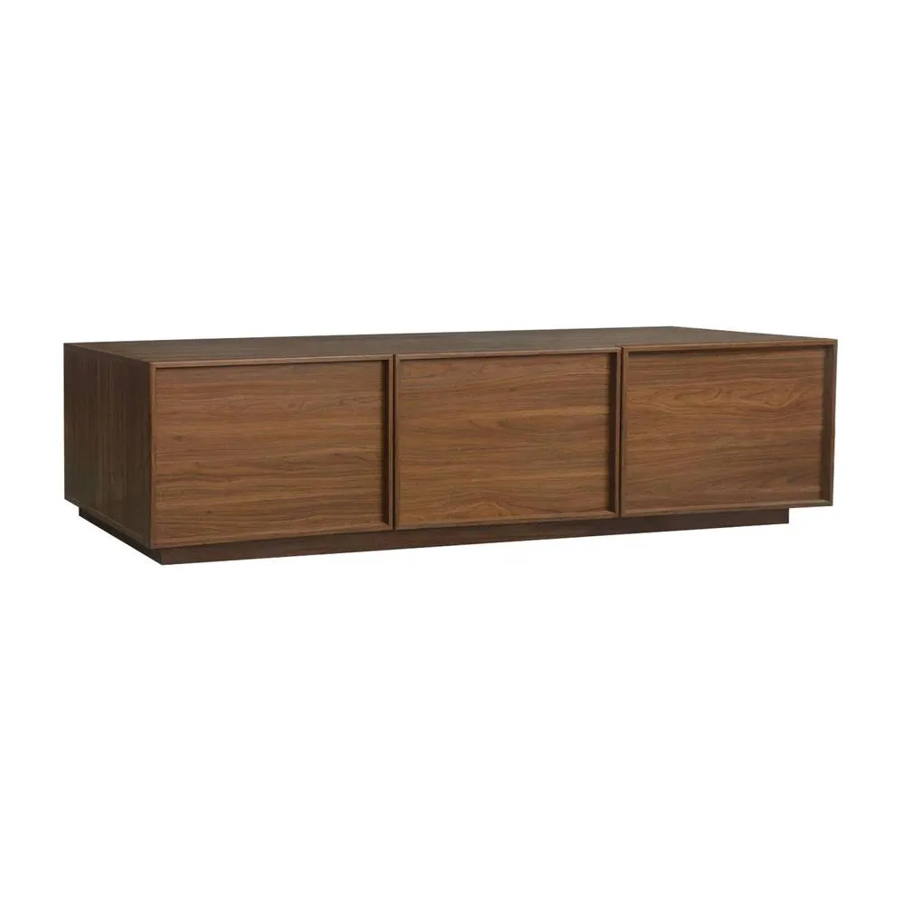 sweeek TV stand 3 doors 180cm wood decor in Dark Brown 2