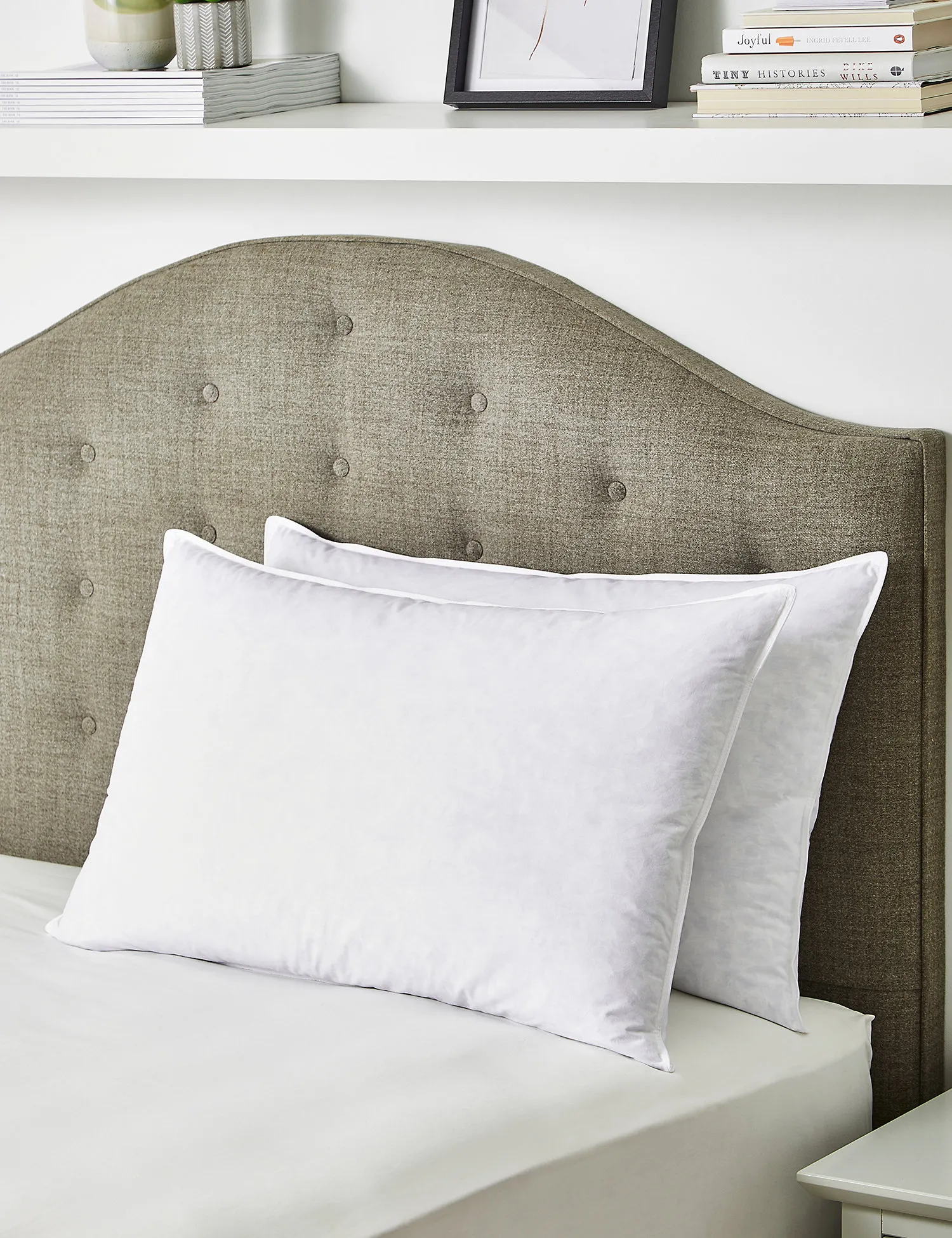 M&S 2 Pack Goose Feather & Down Firm Pillows