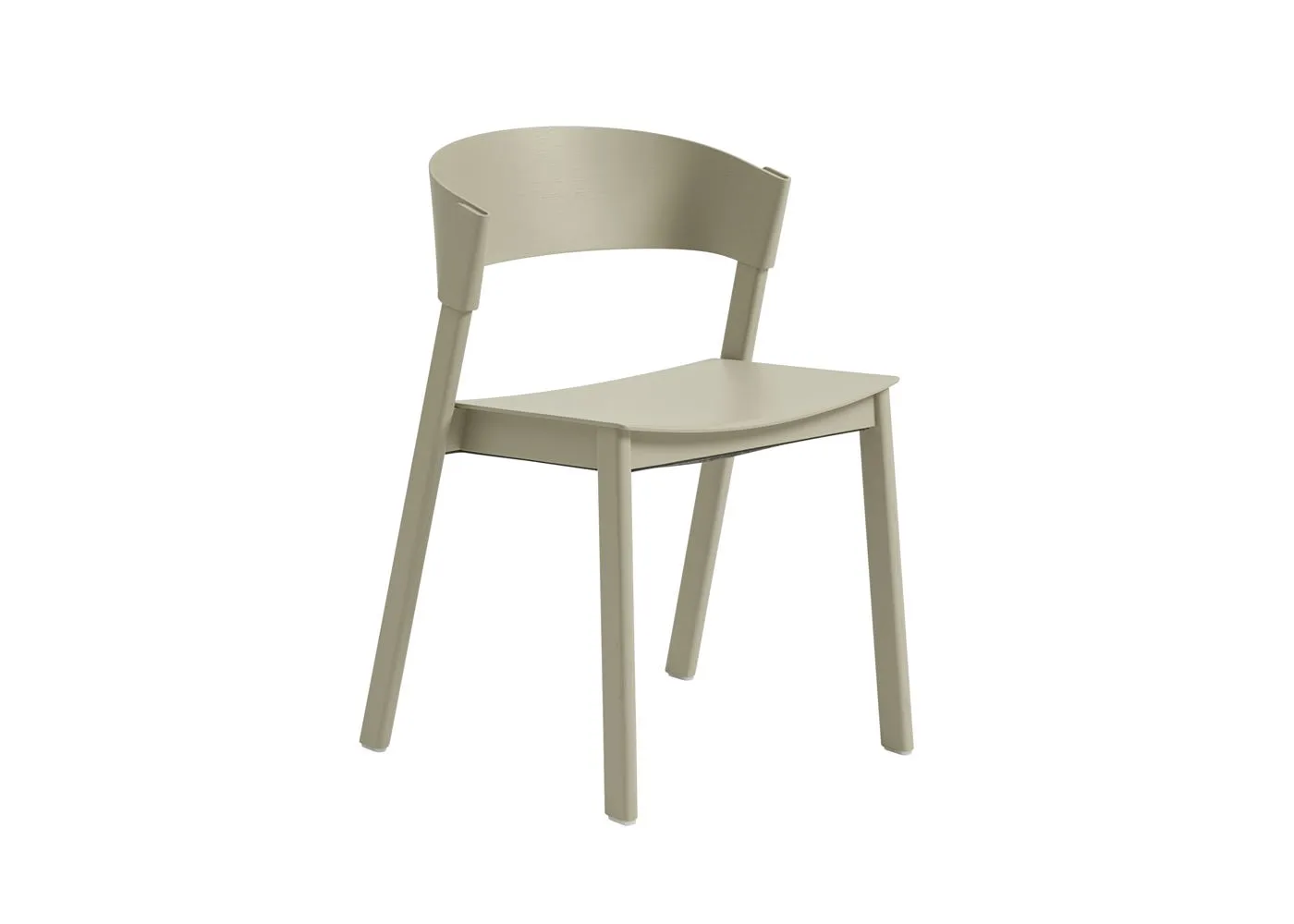 Muuto Cover Side Chair Dark Beige