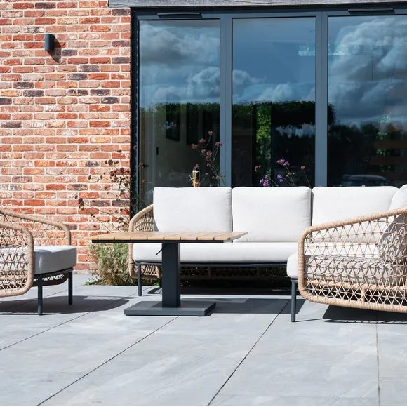 Norfolk Leisure Peakdale Mini Corner Set with Armchair and Height Adjustable Table 2