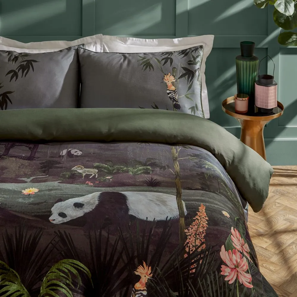 Paoletti Chuan Exotic Jungle Duvet Cover Set 2
