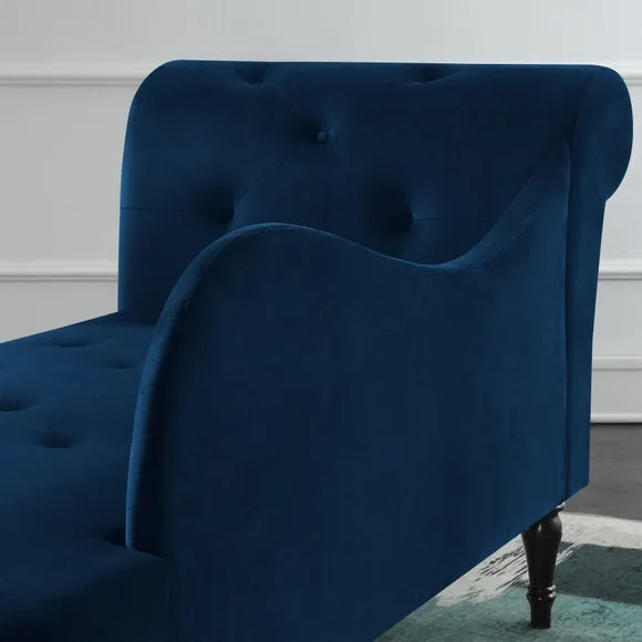 Wisteria Velvet Chaise Lounge 4