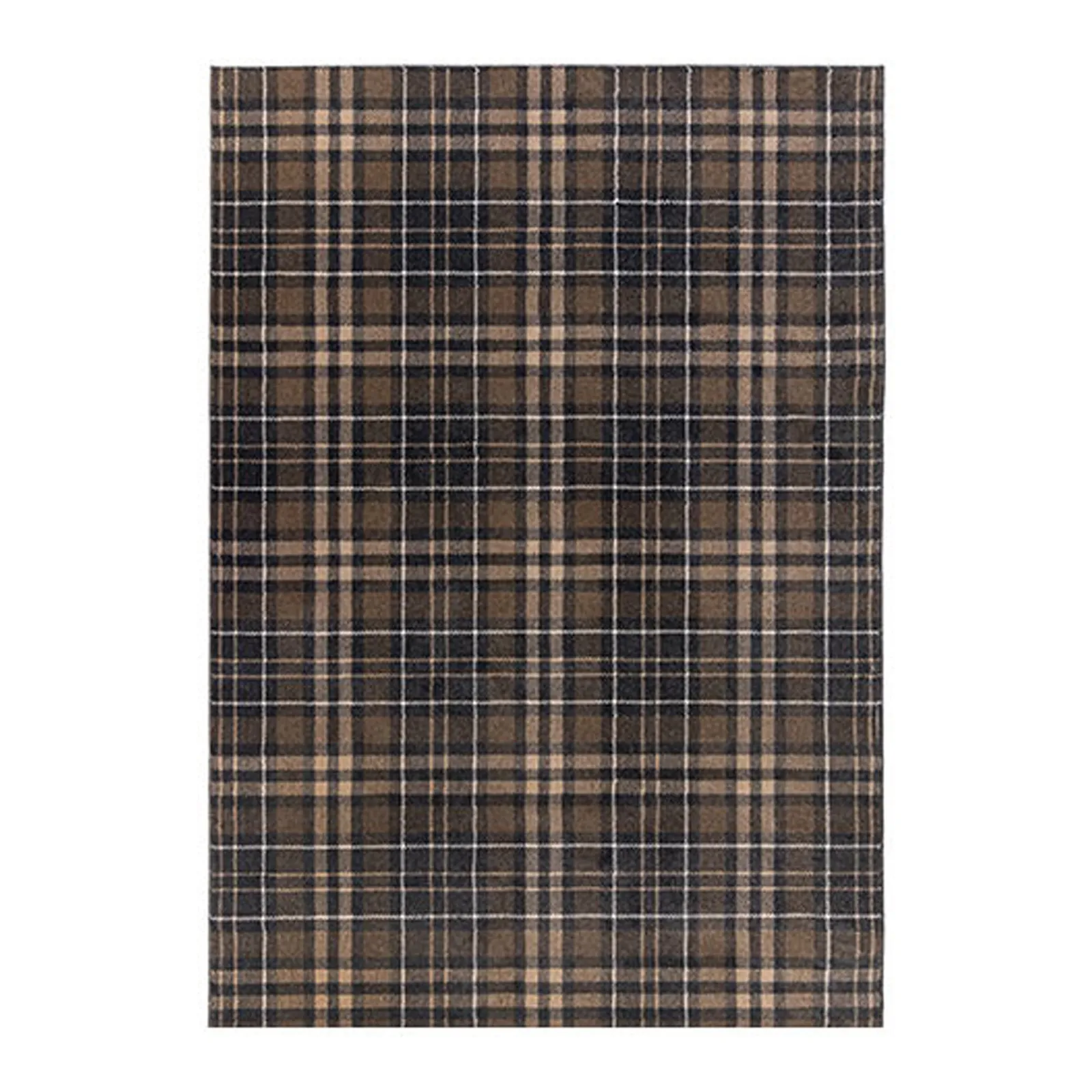 Kilbirnie Rug Grey, Brown and White