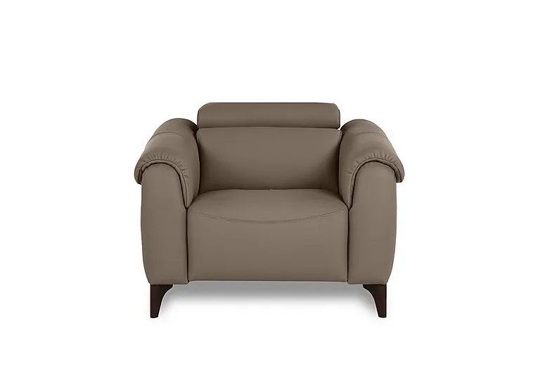 Nicole Leather Armchair - Torello Taupe