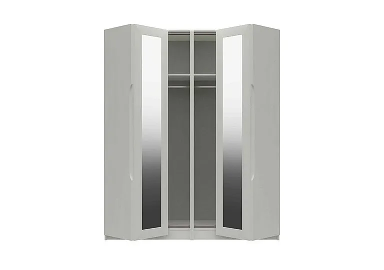 St Pancras 4 Door Bifold Wardrobe - White