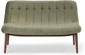 Halbert 2 Seater Sofa, Sycamore Green Velvet