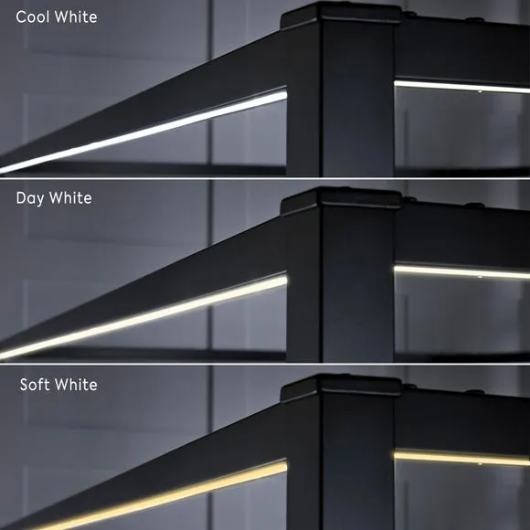 X Rocker Living Fern 4 Poster Bed with LED Lights 5
