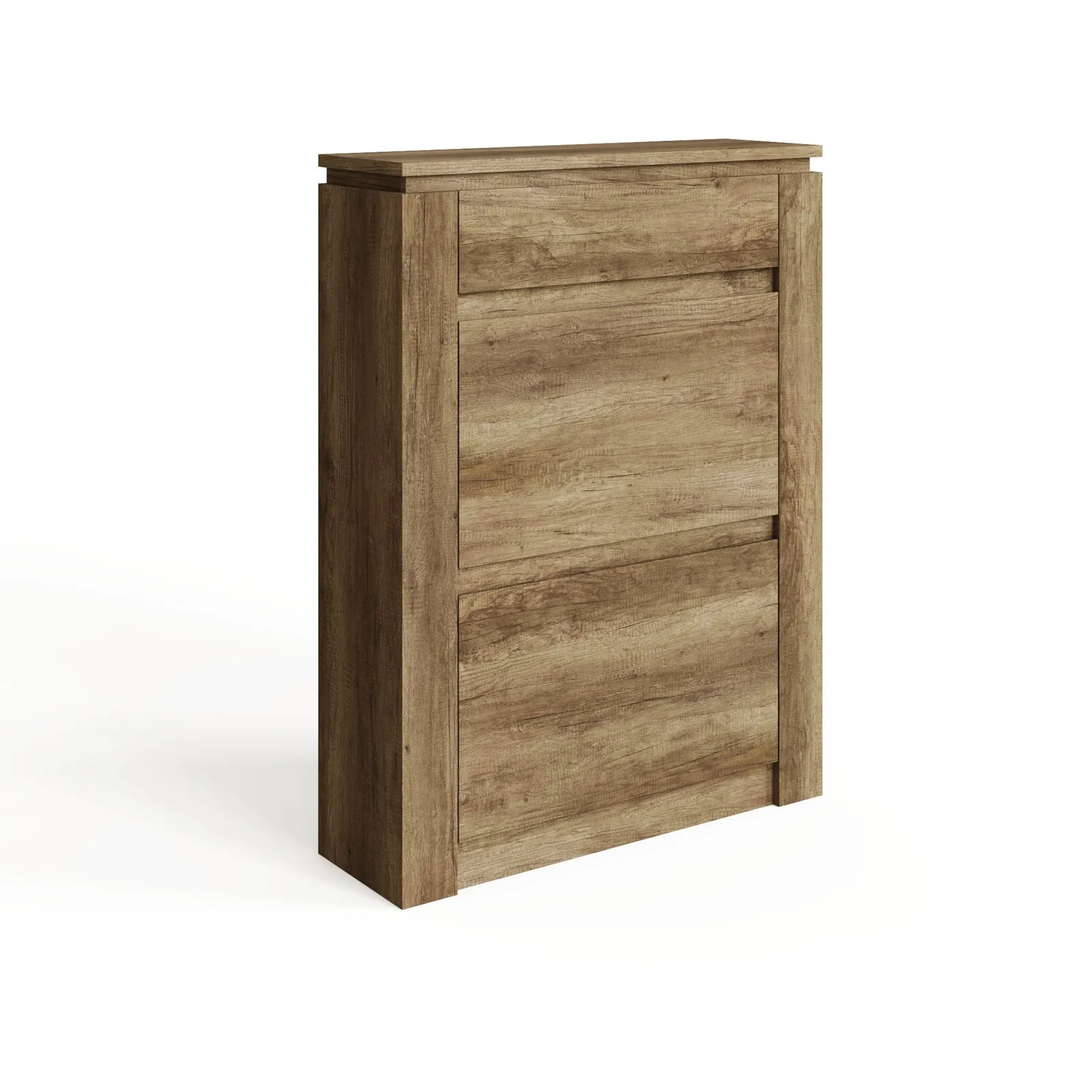 GFW Canyon Oak Shoe Cabinet in Light Oak 3