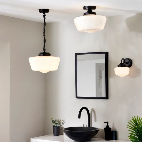 Mondez Bathroom Flush Ceiling Light 6