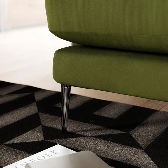 Lawson Matte Plush Velvet Snuggle Chair 4