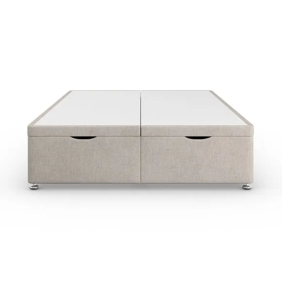 Everyday End Opening Ottoman Bed Frame, Woven Fabric 3
