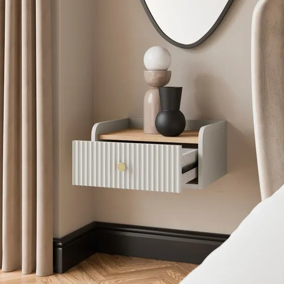 Georgi Floating 1 Drawer Bedside Table 2