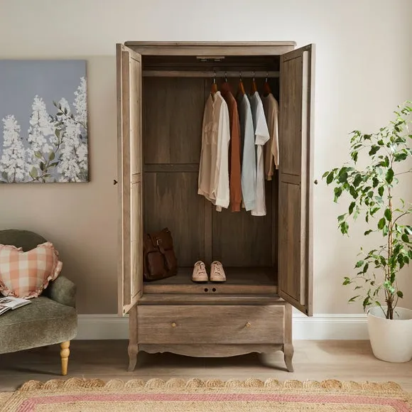 Giselle Double Wardrobe, Mango Wood 2