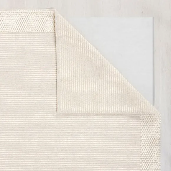Pebble Wool Border Rug 5