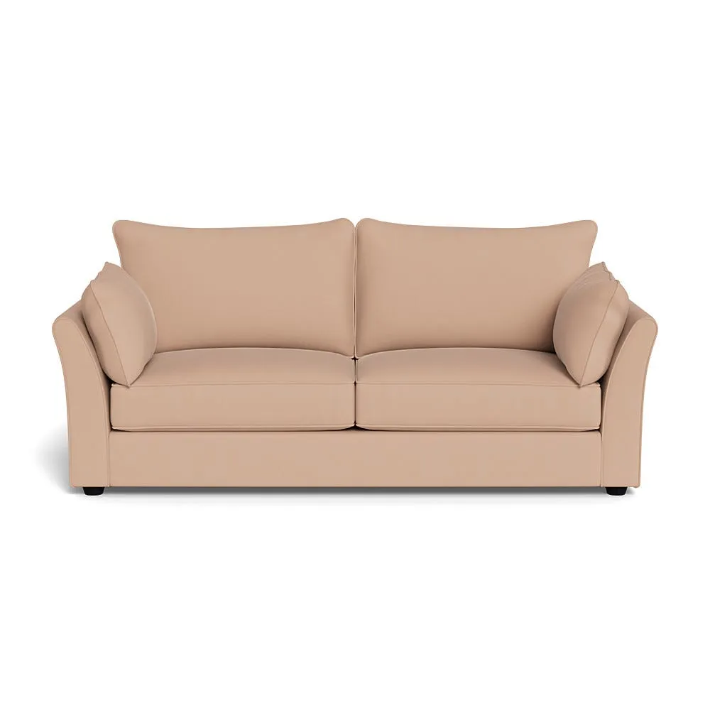 Heal's Tailor 4 Seater Sofa Capelo Linen-Cotton Rosedale Black Feet 1