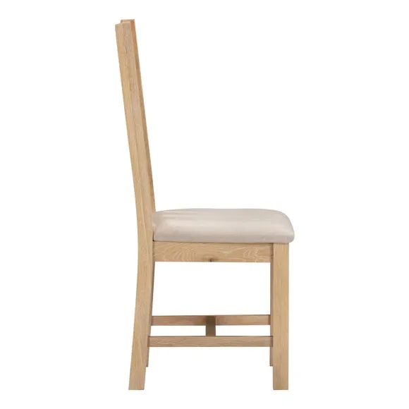 Windsor Set of 2 Slatted Dining Chairs 4