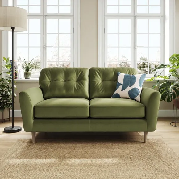 Sven Opulent Velvet 2 Seater Sofa 1