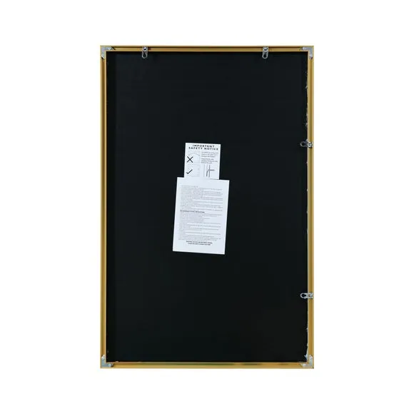 Artus Aluminium Edged Rectangle Wall Mirror 4