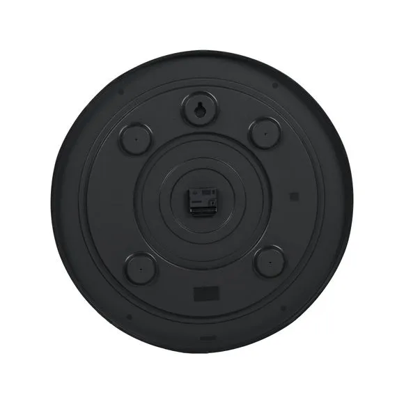 Dark Wood Effect Round Wall Clock 5