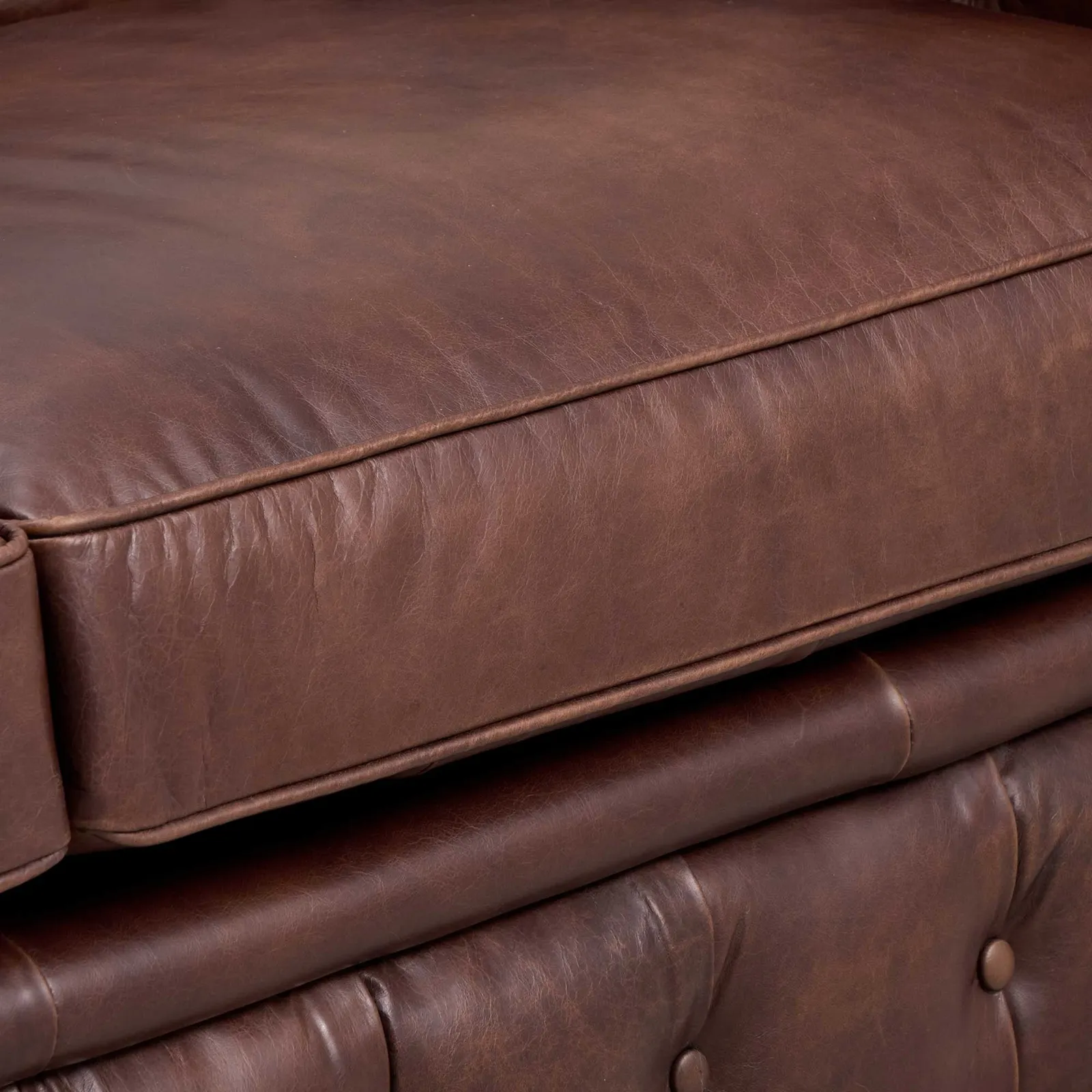 Dalston Sofa 3S, Brown Leather | Barker & Stonehouse 3