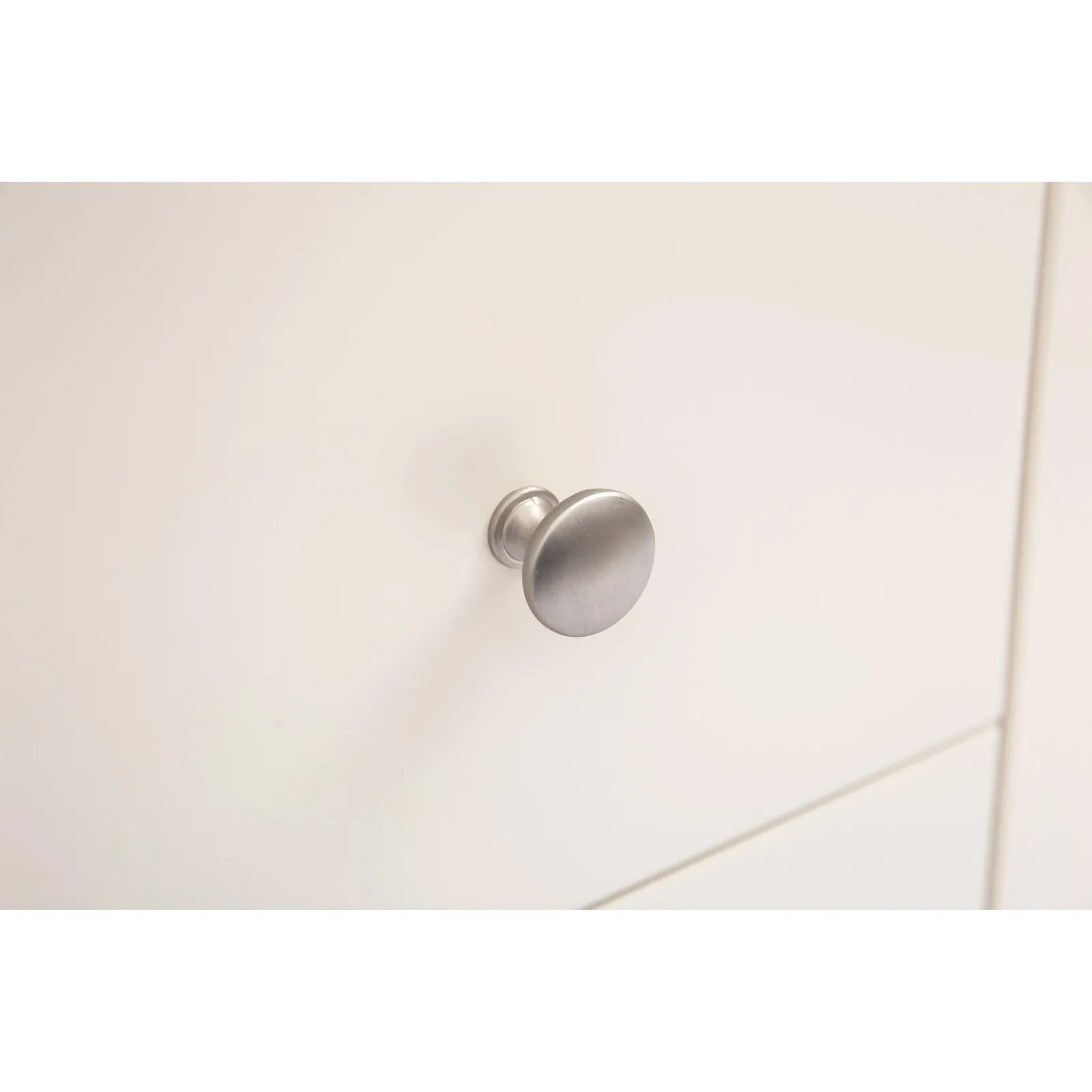 Cabinet Bits Maggiori 4 Drawer Chest of Drawers Chrome Knob in Off-White 5