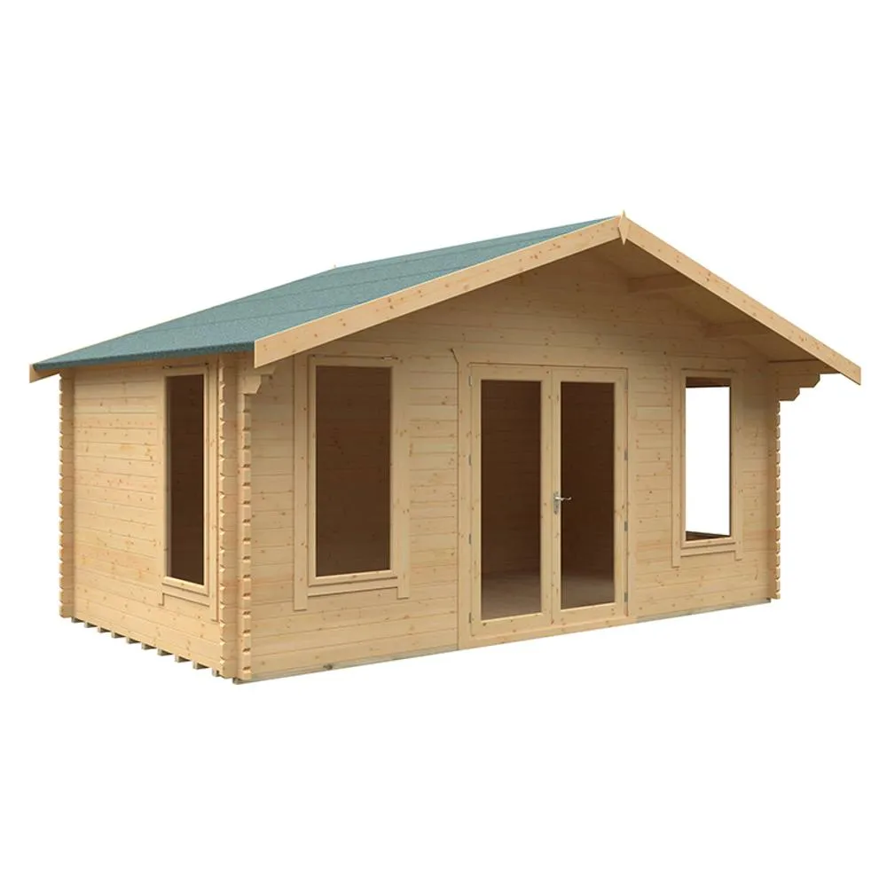 Buttercup Farm 10x18 The Sutton 44mm Cabin - L295 x W535 x H302.9 cm in Natural