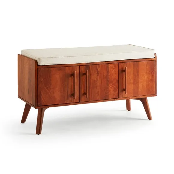 Maxton Storage Bench, Mango Wood 6